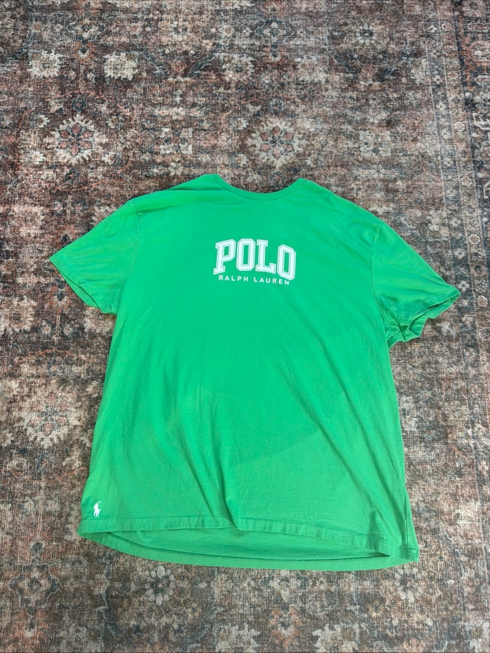 Ralph Lauren Green POLO Graphic Crewneck Tee